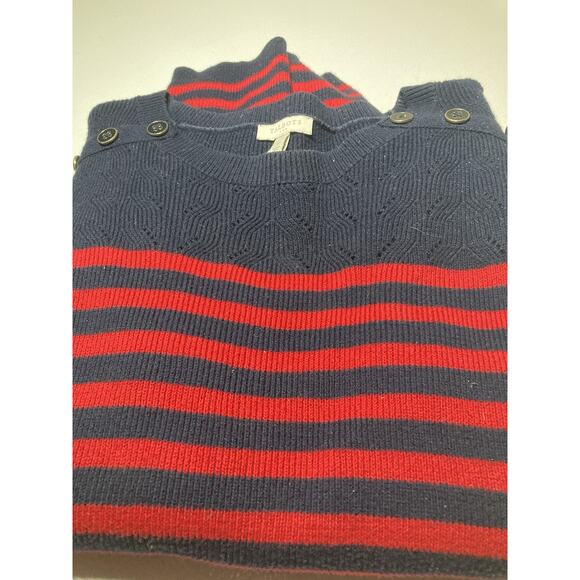 Talbots Women’s Size Small Sweater Stripes - Picture 3 of 4